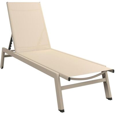 Ambia Garden Gartenliege , Beige , Metall, Textil , 55x92x164 cm , Rückenlehne verstellbar , Gartenmöbel, Gartenliegen, Sonnenliegen Ambia Garden Gartenliege , Beige , Metall, Textil , 55x92x164 cm , Rückenlehne verstellbar , Gartenmöbel, Gartenliegen, Sonnenliegen