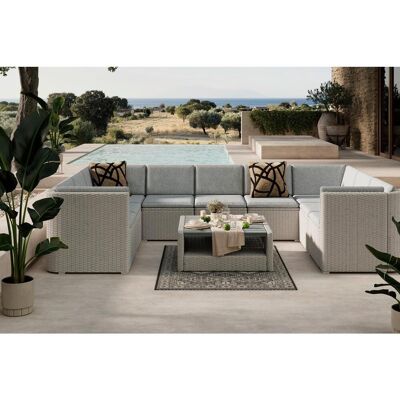 Ambia Garden Loungegarnitur , Grau , Metall , eckig , 225x78x347 cm , regenabweisend, wetterbeständig, abnehmbarer Boxdeckel , Gartenmöbel, Loungemöbel, Gartenlounge-Sets Ambia Garden Loungegarnitur , Grau , Metall , eckig , 225x78x347 cm , regenabweisend, wetterbeständig, abnehmbarer Boxdeckel , Gartenmöbel, Loungemöbel, Gartenlounge-Sets