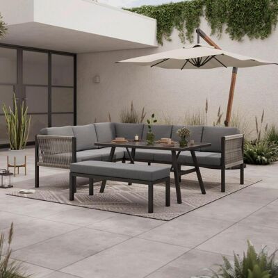 Ambia Garden Modernes Outdoor Esstisch-Set - 5-tlg. Ambia Garden Modernes Outdoor Esstisch-Set - 5-tlg.