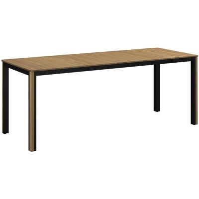 Ambia Garden Gartentisch , Teakfarben , Holz, Metall , Akazie , vollmassiv , rechteckig , eckig , 180x75x70 cm , Gartenmöbel, Gartentische, Gartentische Ambia Garden Gartentisch , Teakfarben , Holz, Metall , Akazie , vollmassiv , rechteckig , eckig , 180x75x70 cm , Gartenmöbel, Gartentische, Gartentische