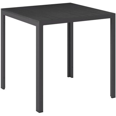 Ambia Garden Gartentisch , Schwarz , Metall, Kunststoff , quadratisch , Flachrohr , 76.5x74x76.5 cm , Gartenmöbel, Gartentisch, Gartentische Ambia Garden Gartentisch , Schwarz , Metall, Kunststoff , quadratisch , Flachrohr , 76.5x74x76.5 cm , Gartenmöbel, Gartentisch, Gartentische