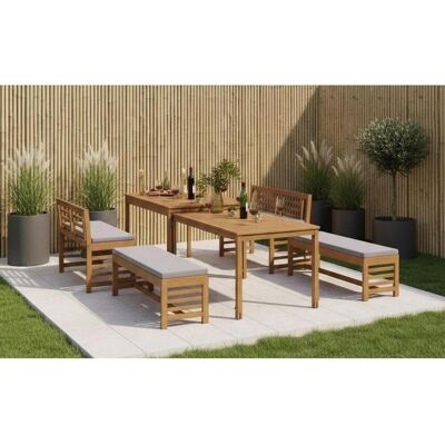 Ambia Garden Gartenmöbel-Set , Grau, Akaziefarben , Holz , 6-teilig , Akazie , massiv , FSC 100% , Gartenmöbel, Gartengarnituren, Gartenmöbel-Set Ambia Garden Gartenmöbel-Set , Grau, Akaziefarben , Holz , 6-teilig , Akazie , massiv , FSC 100% , Gartenmöbel, Gartengarnituren, Gartenmöbel-Set