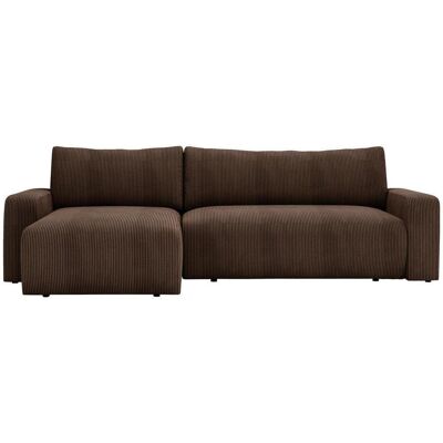 Carryhome Ecksofa , Braun , Kunststoff , Füllung: Schaumstoff , Ottomane links, L-Form, einmalig seitenverkehrt montierbar , 245x150 cm , Liegefunktion, Schlafen auf Sitzhöhe, Rücken echt, haustierfreundlicher Bezug , Wohnzimmer, Sofas & Couches, Wohnland Carryhome Ecksofa , Braun , Kunststoff , Füllung: Schaumstoff , Ottomane links, L-Form, einmalig seitenverkehrt montierbar , 245x150 cm , Liegefunktion, Schlafen auf Sitzhöhe, Rücken echt, haustierfreundlicher Bezug , Wohnzimmer, Sofas & Couches, Wohnland
