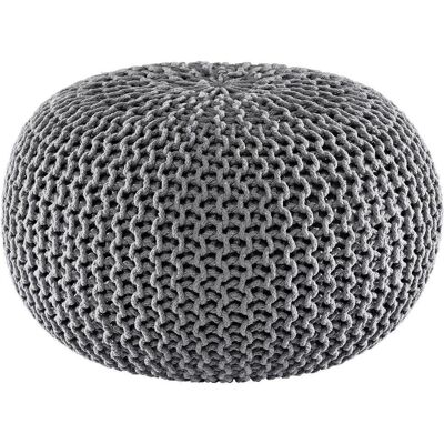 Linea Natura Pouf , Grau , Textil , Uni , Füllung: Styroporkugeln , 55x55x35 cm , AZO-frei , Indoor , Wohnzimmer, Sessel, Hocker Linea Natura Pouf , Grau , Textil , Uni , Füllung: Styroporkugeln , 55x55x35 cm , AZO-frei , Indoor , Wohnzimmer, Sessel, Hocker