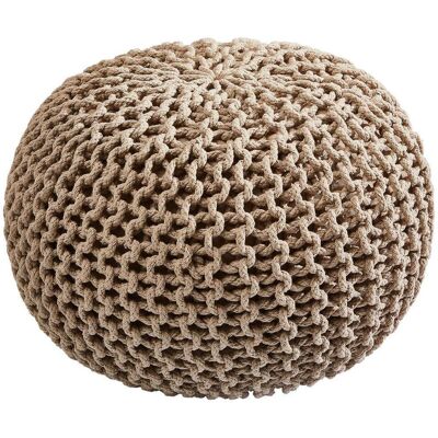 Linea Natura Pouf , Beige , Textil , Uni , Füllung: Styroporkugeln , 55x55x35 cm , AZO-frei , Indoor , Wohnzimmer, Sessel, Hocker Linea Natura Pouf , Beige , Textil , Uni , Füllung: Styroporkugeln , 55x55x35 cm , AZO-frei , Indoor , Wohnzimmer, Sessel, Hocker