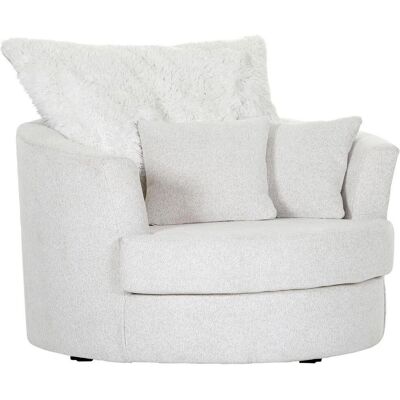 Carryhome Sessel , Weiss , Metall , Füllung: Polyester, Schaumstoffflocken,Polyester, Schaumstoffflocken , 115x72x115 cm , Sitzfläche 360° drehbar , Wohnzimmer, Sessel, Sessel Carryhome Sessel , Weiss , Metall , Füllung: Polyester, Schaumstoffflocken,Polyester, Schaumstoffflocken , 115x72x115 cm , Sitzfläche 360° drehbar , Wohnzimmer, Sessel, Sessel
