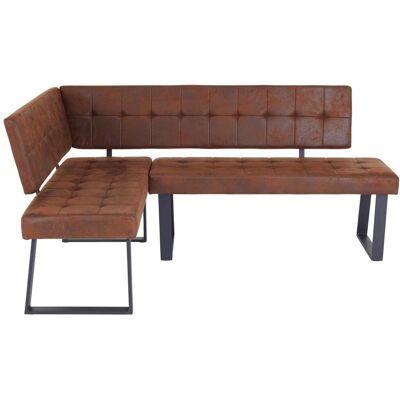 Livetastic Eckbank , Braun , Metall, Textil , nur wie online abgebildet bestellbar , 134x185 cm , Esszimmer, Bänke, Eckbänke Livetastic Eckbank , Braun , Metall, Textil , nur wie online abgebildet bestellbar , 134x185 cm , Esszimmer, Bänke, Eckbänke
