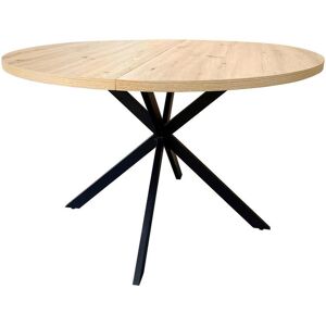 Mid.you Esstisch , Schwarz, Eichefarben , Metall, Holzwerkstoff , rund , Flachrohr , 120x75x120 cm , Bsci , Esszimmer, Esstische, Esstische Mid.you Esstisch , Schwarz, Eichefarben , Metall, Holzwerkstoff , rund , Flachrohr , 120x75x120 cm , Bsci , Esszimmer, Esstische, Esstische
