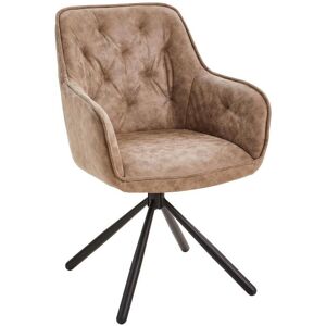 Livetastic Armlehnstuhl , Braun , Holz, Metall, Textil , Pappel , Sperrholz , Füllung: Schaumstoff , konisch , 61x91x59 cm , Esszimmer, Stühle, Polsterstühle Livetastic Armlehnstuhl , Braun , Holz, Metall, Textil , Pappel , Sperrholz , Füllung: Schaumstoff , konisch , 61x91x59 cm , Esszimmer, Stühle, Polsterstühle