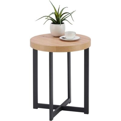 Xora Beistelltisch , Schwarz, Eichefarben , Metall, Holzwerkstoff , rund , X-Form , 40x50x40 cm , Bsci , einfacher Aufbau , Wohnzimmer, Wohnzimmertische, Beistelltische, Beistelltische rund Xora Beistelltisch , Schwarz, Eichefarben , Metall, Holzwerkstoff , rund , X-Form , 40x50x40 cm , Bsci , einfacher Aufbau , Wohnzimmer, Wohnzimmertische, Beistelltische, Beistelltische rund