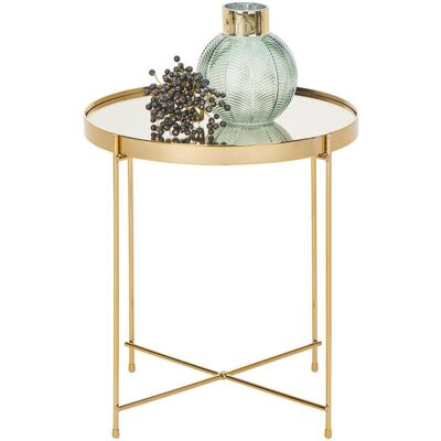 Xora Beistelltisch , Goldfarben , Metall, Glas , rund , rund , 42.5x45.5x42.5 cm , Wohnzimmer, Wohnzimmertische, Beistelltische, Beistelltische rund Xora Beistelltisch , Goldfarben , Metall, Glas , rund , rund , 42.5x45.5x42.5 cm , Wohnzimmer, Wohnzimmertische, Beistelltische, Beistelltische rund