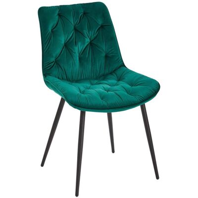 Livetastic Stuhl , Grün, Schwarz , Holz, Metall, Textil , Pappel , Sperrholz , Füllung: Schaumstoff , Rundrohr , 52x85x59 cm , Bsci , Esszimmer, Stühle, Esszimmerstühle Livetastic Stuhl , Grün, Schwarz , Holz, Metall, Textil , Pappel , Sperrholz , Füllung: Schaumstoff , Rundrohr , 52x85x59 cm , Bsci , Esszimmer, Stühle, Esszimmerstühle
