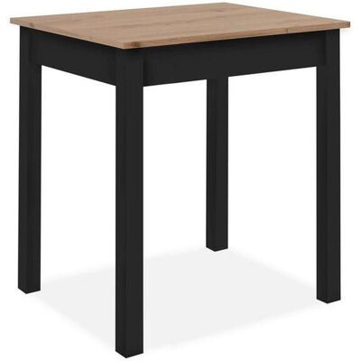 Mid.you Esstisch , Schwarz, Eiche Artisan , Holzwerkstoff , rechteckig , eckig , 67x76x90 cm , Esszimmer, Esstische, Esstische Mid.you Esstisch , Schwarz, Eiche Artisan , Holzwerkstoff , rechteckig , eckig , 67x76x90 cm , Esszimmer, Esstische, Esstische