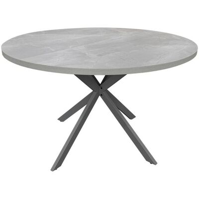 Mid.you Esstisch , Grau , Metall, Holzwerkstoff , rund , Flachrohr , 120x75x120 cm , Bsci , Esszimmer, Esstische, Esstische Mid.you Esstisch , Grau , Metall, Holzwerkstoff , rund , Flachrohr , 120x75x120 cm , Bsci , Esszimmer, Esstische, Esstische