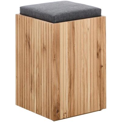 Linea Natura Hocker , Eichefarben, Anthrazit , Holz, Textil , Eiche , massiv , Füllung: Schaumstoff , rechteckig , 35x52x35 cm , Wohnzimmer, Sessel, Hocker, Sitzhocker Linea Natura Hocker , Eichefarben, Anthrazit , Holz, Textil , Eiche , massiv , Füllung: Schaumstoff , rechteckig , 35x52x35 cm , Wohnzimmer, Sessel, Hocker, Sitzhocker