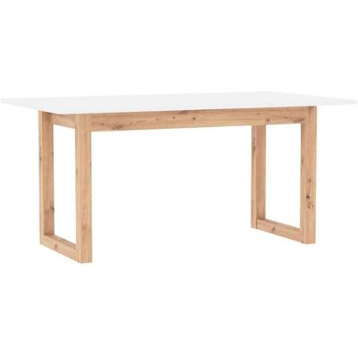 P & B Esstisch , Weiss, Eiche Artisan , Holzwerkstoff , rechteckig , U-Form , 90x75x160-200 cm , ausziehbar , Esszimmer, Esstische, Esstische ausziehbar P & B Esstisch , Weiss, Eiche Artisan , Holzwerkstoff , rechteckig , U-Form , 90x75x160-200 cm , ausziehbar , Esszimmer, Esstische, Esstische ausziehbar