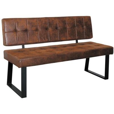 Livetastic Sitzbank , Braun , Metall, Textil , 140x85x56 cm , Esszimmer, Bänke, Sitzbänke Livetastic Sitzbank , Braun , Metall, Textil , 140x85x56 cm , Esszimmer, Bänke, Sitzbänke