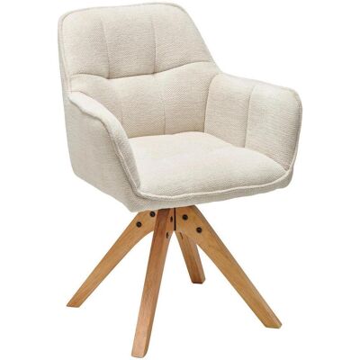 Livetastic Armlehnstuhl , Eichefarben, Beige , Holz, Textil , Eiche , massiv , Drehkreuz , 61x85x63 cm , Sitzfläche 360° drehbar, inklusive Armlehnen , Esszimmer, Stühle, Polsterstühle Livetastic Armlehnstuhl , Eichefarben, Beige , Holz, Textil , Eiche , massiv , Drehkreuz , 61x85x63 cm , Sitzfläche 360° drehbar, inklusive Armlehnen , Esszimmer, Stühle, Polsterstühle