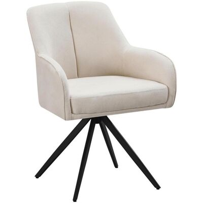 Livetastic Armlehnstuhl , Beige , Holz, Metall, Textil , Pappel , Sperrholz , Drehkreuz , 62x83x62 cm , Sitzfläche 360° drehbar , Esszimmer, Stühle, Polsterstühle Livetastic Armlehnstuhl , Beige , Holz, Metall, Textil , Pappel , Sperrholz , Drehkreuz , 62x83x62 cm , Sitzfläche 360° drehbar , Esszimmer, Stühle, Polsterstühle