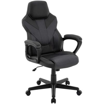 Xora Gamingstuhl , Grau, Schwarz , Kunststoff, Textil , Drehkreuz, Sternfuss , 64x103-113.5x71 cm , Sitzfläche 360° drehbar, inklusive Armlehnen , Baby- und Kindermöbel, Kinderzimmer & Jugendzimmer, Jugendschreibtischstuhl & Kinderschreibtischstuhl Xora Gamingstuhl , Grau, Schwarz , Kunststoff, Textil , Drehkreuz, Sternfuss , 64x103-113.5x71 cm , Sitzfläche 360° drehbar, inklusive Armlehnen , Baby- und Kindermöbel, Kinderzimmer & Jugendzimmer, Jugendschreibtischstuhl & Kinderschreibtischstuhl