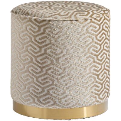 Mid.you Hocker , Beige , Metall, Textil, Holzwerkstoff , 40x42x40 cm , Wohnzimmer, Sessel, Hocker, Sitzhocker Mid.you Hocker , Beige , Metall, Textil, Holzwerkstoff , 40x42x40 cm , Wohnzimmer, Sessel, Hocker, Sitzhocker