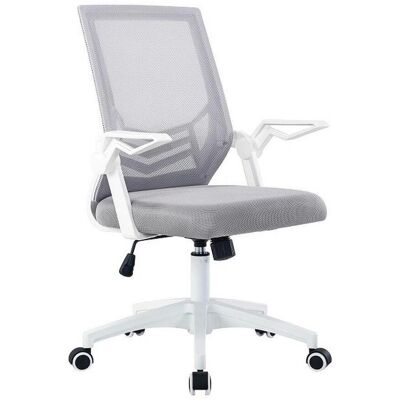 Mid.you Drehstuhl , Grau, Schwarz, Weiss , Metall, Kunststoff, Textil , Drehkreuz , 61x91.5-101.5x56 cm , Wippmechanik mit Härtegradeinstellung, Sitzfläche 360° drehbar, inklusive Armlehnen , Büromöbel, Bürostühle, Drehstühle Mid.you Drehstuhl , Grau, Schwarz, Weiss , Metall, Kunststoff, Textil , Drehkreuz , 61x91.5-101.5x56 cm , Wippmechanik mit Härtegradeinstellung, Sitzfläche 360° drehbar, inklusive Armlehnen , Büromöbel, Bürostühle, Drehstühle