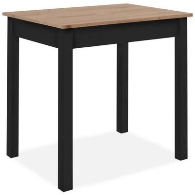 Mid.you Esstisch , Schwarz, Eiche Artisan , Holzwerkstoff , rechteckig , eckig , 67x76x110 cm , Esszimmer, Esstische, Esstische Mid.you Esstisch , Schwarz, Eiche Artisan , Holzwerkstoff , rechteckig , eckig , 67x76x110 cm , Esszimmer, Esstische, Esstische