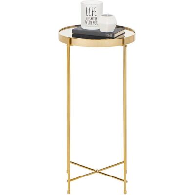 Xora Beistelltisch - Spiegelschicht - Gold Xora Beistelltisch - Spiegelschicht - Gold