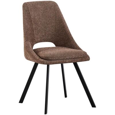Mid.you Stuhl , Braun , Holz, Metall, Textil , Pappel , Sperrholz , Füllung: Schaumstoff , Flachrohr , 46x85.5x58 cm , Fsc, Bsci , Esszimmer, Stühle, Esszimmerstühle Mid.you Stuhl , Braun , Holz, Metall, Textil , Pappel , Sperrholz , Füllung: Schaumstoff , Flachrohr , 46x85.5x58 cm , Fsc, Bsci , Esszimmer, Stühle, Esszimmerstühle