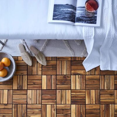 Ambia Garden Terrassenfliese , Akaziefarben , Holz, Kunststoff , Akazie , massiv , 30x2.4x30 cm , witterungsbeständig , Gartenzubehör, Terrassenfliesen Ambia Garden Terrassenfliese , Akaziefarben , Holz, Kunststoff , Akazie , massiv , 30x2.4x30 cm , witterungsbeständig , Gartenzubehör, Terrassenfliesen