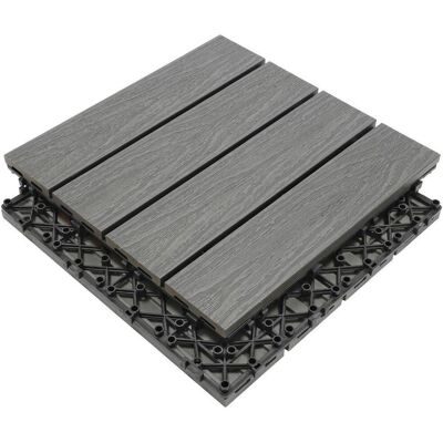 Ambia Garden Terrassenfliese , Grau , Holzwerkstoff , 30x2.1x30 cm , Global Recycled Standard (Grs) , rutschfest, witterungsbeständig, lichtunempfindlich , Gartenzubehör, Terrassenfliesen Ambia Garden Terrassenfliese , Grau , Holzwerkstoff , 30x2.1x30 cm , Global Recycled Standard (Grs) , rutschfest, witterungsbeständig, lichtunempfindlich , Gartenzubehör, Terrassenfliesen
