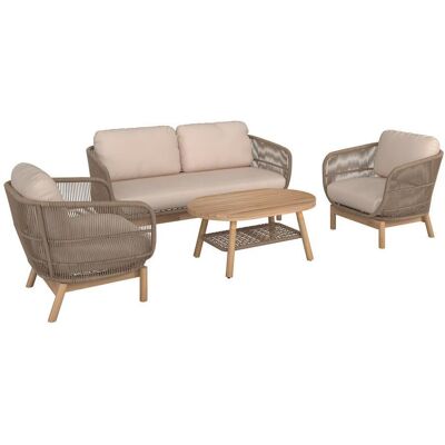 Ambia Garden Gartenmöbel-Set , Beige, Teakfarben , Textil , 11-teilig , Akazie , massiv , Füllung: Polyester,Komfortschaum , UV-beständig , Gartenmöbel, Gartengarnituren, Gartenmöbel-Sets Ambia Garden Gartenmöbel-Set , Beige, Teakfarben , Textil , 11-teilig , Akazie , massiv , Füllung: Polyester,Komfortschaum , UV-beständig , Gartenmöbel, Gartengarnituren, Gartenmöbel-Sets