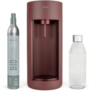 mysoda Wassersprudler , Bordeaux , Metall, Kunststoff, Holzwerkstoff , 44.4 cm , Geschirr, Kannen & Karaffen, Wasserkaraffen & Krüge mysoda Wassersprudler , Bordeaux , Metall, Kunststoff, Holzwerkstoff , 44.4 cm , Geschirr, Kannen & Karaffen, Wasserkaraffen & Krüge