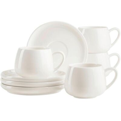Mäser Kaffeetassenset , 8-teilig , 260 ml , Grüner Punkt , Geschirr, Tassen, Kaffeetassen-Sets Mäser Kaffeetassenset , 8-teilig , 260 ml , Grüner Punkt , Geschirr, Tassen, Kaffeetassen-Sets