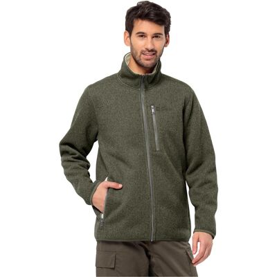 Fleecejacke JACK WOLFSKIN "ROBSON FJORD JACKET", Herren, Gr. M, grün (island moss), Fleece, Obermaterial: 100% Polyester, unifarben, Jacken Fleecejacke, Wärmend, winddicht, Übergangsjacke Fleecejacke JACK WOLFSKIN "ROBSON FJORD JACKET", Herren, Gr. M, grün (island moss), Fleece, Obermaterial: 100% Polyester, unifarben, Jacken Fleecejacke, Wärmend, winddicht, Übergangsjacke