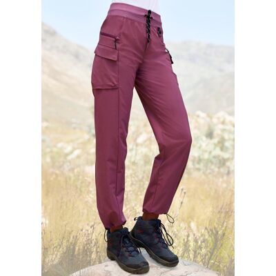 active by Lascana Trekkinghose LASCANA ACTIVE "Cargo Pants", Damen, Gr. 44, N-Gr, lila (mauve), Web, Obermaterial: 92% Polyamid, 8% Elasthan, unifarben, Hosen Trekkinghose, Schlupfform active by Lascana Trekkinghose LASCANA ACTIVE "Cargo Pants", Damen, Gr. 44, N-Gr, lila (mauve), Web, Obermaterial: 92% Polyamid, 8% Elasthan, unifarben, Hosen Trekkinghose, Schlupfform