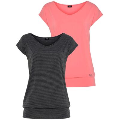 H.I.S. Funktionsshirt H.I.S, Damen, Gr. 40/42, rot (koralle, schwarz), Obermaterial: 87% Polyester, 13% Elasthan, figurumspielend hüftlang, Shirts Funktionsshirt, ärmellos, figurfreundlicher Schnitt, ideal für Sport und Wandern H.I.S. Funktionsshirt H.I.S, Damen, Gr. 40/42, rot (koralle, schwarz), Obermaterial: 87% Polyester, 13% Elasthan, figurumspielend hüftlang, Shirts Funktionsshirt, ärmellos, figurfreundlicher Schnitt, ideal für Sport und Wandern