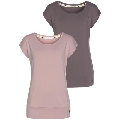 Yoga & Relax Shirt OCEAN SPORTSWEAR "Soulwear - Essentials Yoga Shirts", Damen, Gr. 38, rose, mauve, Single Jersey, Obermaterial: 92% Polyester, 8% Elasthan, figurbetont hüftbedeckend, Rundhals, Shirts Yoga & Relax Shirt, leicht überschnittene Schultern, Yoga & Relax Shirt OCEAN SPORTSWEAR "Soulwear - Essentials Yoga Shirts", Damen, Gr. 38, rose, mauve, Single Jersey, Obermaterial: 92% Polyester, 8% Elasthan, figurbetont hüftbedeckend, Rundhals, Shirts Yoga & Relax Shirt, leicht überschnittene Schultern,
