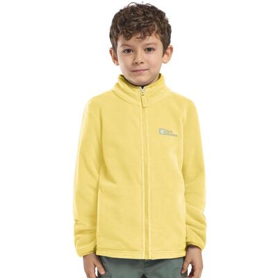 Fleecejacke JACK WOLFSKIN "TAUNUS JACKET K", Kinder, Gr. 176, lemon ice, Fleece, Obermaterial: 100% Polyester, normal, mit Gummizug, Jacken Fleecejacke, Winddicht, wärmend, atmungsaktiv, Übergangsjacke, für Kinder Fleecejacke JACK WOLFSKIN "TAUNUS JACKET K", Kinder, Gr. 176, lemon ice, Fleece, Obermaterial: 100% Polyester, normal, mit Gummizug, Jacken Fleecejacke, Winddicht, wärmend, atmungsaktiv, Übergangsjacke, für Kinder