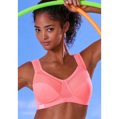 H.I.S. Sport-BH H.I.S, Damen, Gr. 95, Cup D, rosa (neon, orange), Microtouch, Obermaterial: 90% Polyester (COOLMAX), 10% Elasthan, BHs Sport-BH, ohne Bügel aus schnell trocknendem COOLMAX-Material H.I.S. Sport-BH H.I.S, Damen, Gr. 95, Cup D, rosa (neon, orange), Microtouch, Obermaterial: 90% Polyester (COOLMAX), 10% Elasthan, BHs Sport-BH, ohne Bügel aus schnell trocknendem COOLMAX-Material