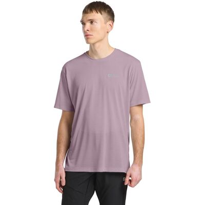 Funktionsshirt JACK WOLFSKIN "VONNAN S/S T M", Herren, Gr. L, lila (wild blossom), Obermaterial: 100% Polyester, Shirts Funktionsshirt, für warme Temperaturen, atmungsaktiv, feuchtigkeitsregulierend Funktionsshirt JACK WOLFSKIN "VONNAN S/S T M", Herren, Gr. L, lila (wild blossom), Obermaterial: 100% Polyester, Shirts Funktionsshirt, für warme Temperaturen, atmungsaktiv, feuchtigkeitsregulierend