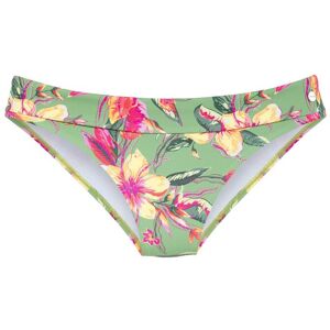 Bikini-Hose LASCANA "Malia", Damen, Gr. 38, N-Gr, rosa (salbei, pink bedruckt), Microfaser, Microfaser, Polyamid, bedruckt, floral, Badehosen Bikini-Hose, mit Umschlagbund mit tropischem Print Bikini-Hose LASCANA "Malia", Damen, Gr. 38, N-Gr, rosa (salbei, pink bedruckt), Microfaser, Microfaser, Polyamid, bedruckt, floral, Badehosen Bikini-Hose, mit Umschlagbund mit tropischem Print