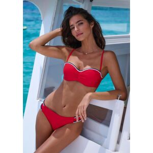 Bügel-Bandeau-Bikini-Top S.OLIVER "Junis", Damen, Gr. 36, Cup D, rot, Recycling-Polyamid, kontrastfarbene Details, unifarben, Bikini-Oberteile Bügel-Bandeau-Bikini-Top, mit geflochtenen Details Bügel-Bandeau-Bikini-Top S.OLIVER "Junis", Damen, Gr. 36, Cup D, rot, Recycling-Polyamid, kontrastfarbene Details, unifarben, Bikini-Oberteile Bügel-Bandeau-Bikini-Top, mit geflochtenen Details
