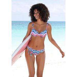 Bügel-Bikini-Top VENICE BEACH "Face", Damen, Gr. 38, Cup D, blau (blau, orange), Polyamid, bedruckt, gemustert, Bikini-Oberteile Bügel-Bikini-Top, mit herausnehmbaren Cups Bügel-Bikini-Top VENICE BEACH "Face", Damen, Gr. 38, Cup D, blau (blau, orange), Polyamid, bedruckt, gemustert, Bikini-Oberteile Bügel-Bikini-Top, mit herausnehmbaren Cups