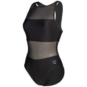 Badeanzug ARENA "arena Feel Damen Mesh Panels Vent Back Badeanzug", Damen, Gr. 44, N-Gr, schwarz, Obermaterial: 74% Polyamid, 26% Elasthan, Badeanzüge Badeanzug, Mit transparenten Einsätzen Badeanzug ARENA "arena Feel Damen Mesh Panels Vent Back Badeanzug", Damen, Gr. 44, N-Gr, schwarz, Obermaterial: 74% Polyamid, 26% Elasthan, Badeanzüge Badeanzug, Mit transparenten Einsätzen