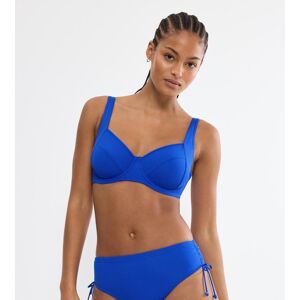 Bügel-Bikini-Top TRIUMPH "Summer Twist W 01", Damen, Gr. 42, Cup D, blau (racing blau), Microfaser, Obermaterial: 77% Polyamid, 23% Elasthan, Bikini-Oberteile Bügel-Bikini-Top, Minimizer - verkleinert die Brust optisch um eine Cup-Grösse Bügel-Bikini-Top TRIUMPH "Summer Twist W 01", Damen, Gr. 42, Cup D, blau (racing blau), Microfaser, Obermaterial: 77% Polyamid, 23% Elasthan, Bikini-Oberteile Bügel-Bikini-Top, Minimizer - verkleinert die Brust optisch um eine Cup-Grösse