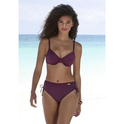 Bügel-Bikini-Top LASCANA "Italy", Damen, Gr. 44, Cup B, rot (bordeaux), Microfaser, Polyamid, unifarben, Bikini-Oberteile Bügel-Bikini-Top, seitlich zu raffen Bügel-Bikini-Top LASCANA "Italy", Damen, Gr. 44, Cup B, rot (bordeaux), Microfaser, Polyamid, unifarben, Bikini-Oberteile Bügel-Bikini-Top, seitlich zu raffen