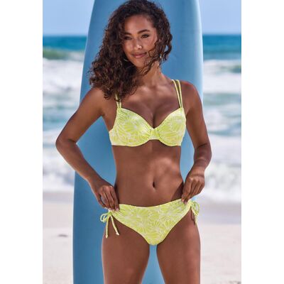 Bikini-Hose VENICE BEACH "Peony", Damen, Gr. 40, N-Gr, grün (lime), Recycling-Polyester, Strukturmuster, Badehosen Bikini-Hose, in höherer Schnittform und modischer Strukturware Bikini-Hose VENICE BEACH "Peony", Damen, Gr. 40, N-Gr, grün (lime), Recycling-Polyester, Strukturmuster, Badehosen Bikini-Hose, in höherer Schnittform und modischer Strukturware