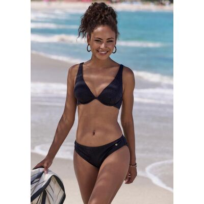 Bügel-Bikini-Top LASCANA "Fay", Damen, Gr. 42, Cup E, schwarz, Obermaterial: 94% Polyamid, 6% Elasthan. Futter: 90% Polyester, 10% Elasthan, Strukturmuster, Bikini-Oberteile Bügel-Bikini-Top, aus eleganter Strukturware Bügel-Bikini-Top LASCANA "Fay", Damen, Gr. 42, Cup E, schwarz, Obermaterial: 94% Polyamid, 6% Elasthan. Futter: 90% Polyester, 10% Elasthan, Strukturmuster, Bikini-Oberteile Bügel-Bikini-Top, aus eleganter Strukturware
