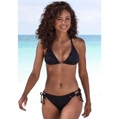 Triangel-Bikini-Top LASCANA "Fay", Damen, Gr. 36, Cup A/B, schwarz, Obermaterial: 94% Polyamid, 6% Elasthan. Futter: 90% Polyester, 10% Elasthan, Strukturmuster, Bikini-Oberteile Triangel-Bikini-Top, aus eleganter Strukturware Triangel-Bikini-Top LASCANA "Fay", Damen, Gr. 36, Cup A/B, schwarz, Obermaterial: 94% Polyamid, 6% Elasthan. Futter: 90% Polyester, 10% Elasthan, Strukturmuster, Bikini-Oberteile Triangel-Bikini-Top, aus eleganter Strukturware